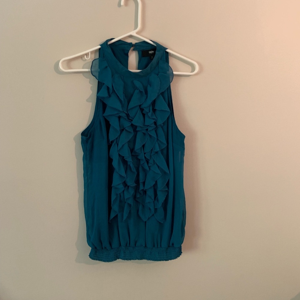 Turquoise blouse